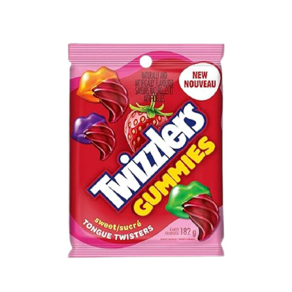 New Twizzlers Sweet Tongue Twisters 182g