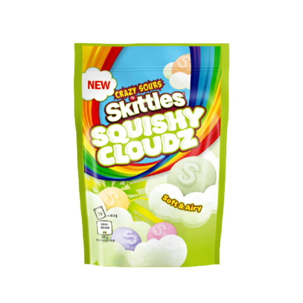 New Skittles Squishy Cloudz Sours 70g