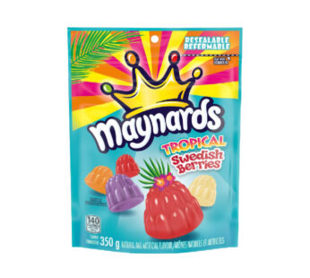 New Maynards Tropical Swedish Berries 185g