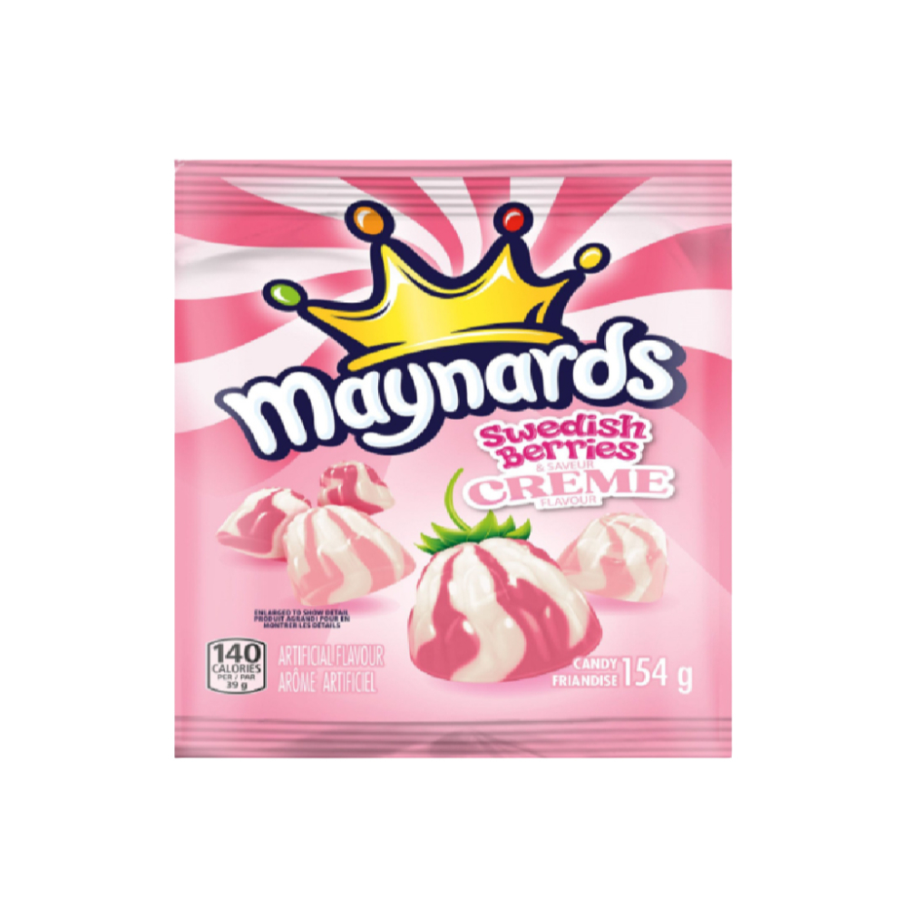 New Maynards Swedish Berries & Creme - exoticsnacksus